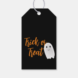 Trick or Treat Spök Halloween Presentetikett