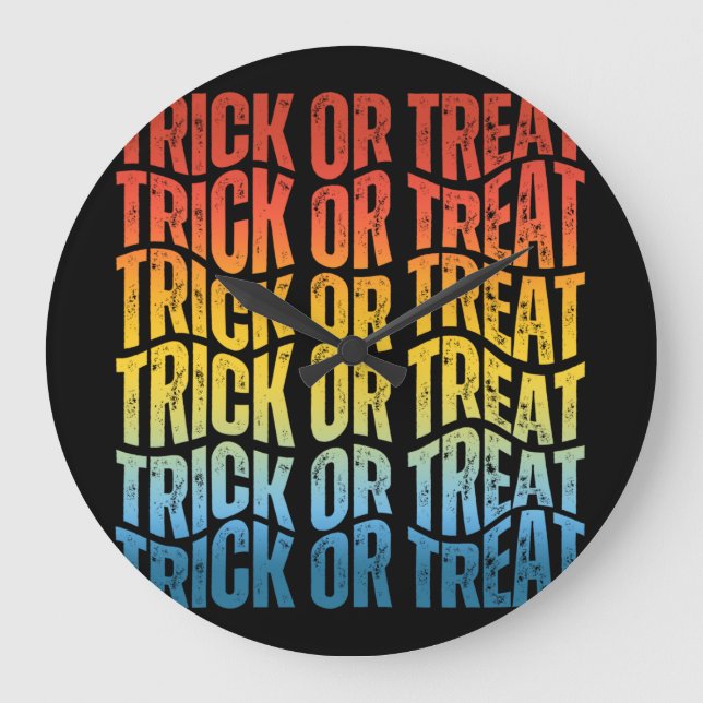 TRICK OR TREAT STOR KLOCKA (Framsida)