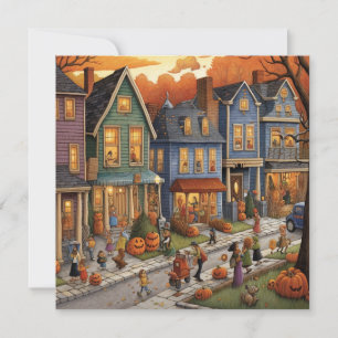 Trick-or-Treat Street: Pumpkin Patch Avenue Inbjudningar
