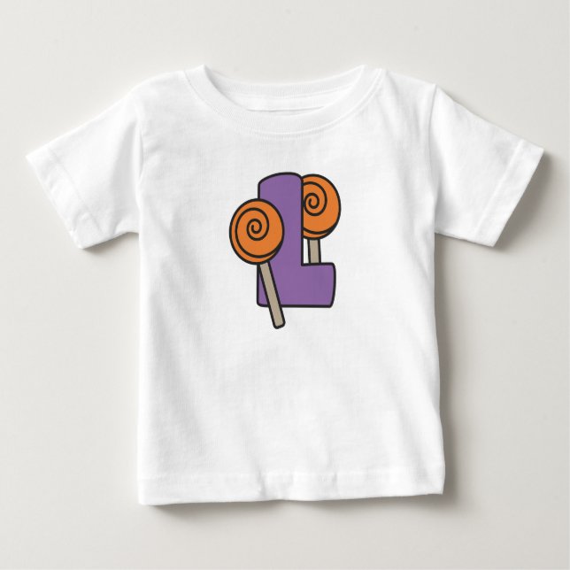 Trick or treat stylish Halloween pattern T-Shirt (Framsida)