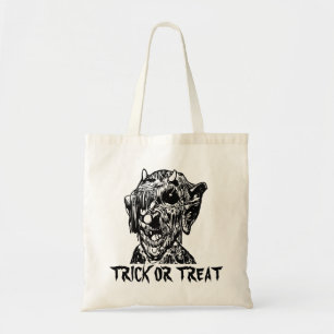 Trick-or-Treat Swamp Monster Halloween Bag Tygkasse