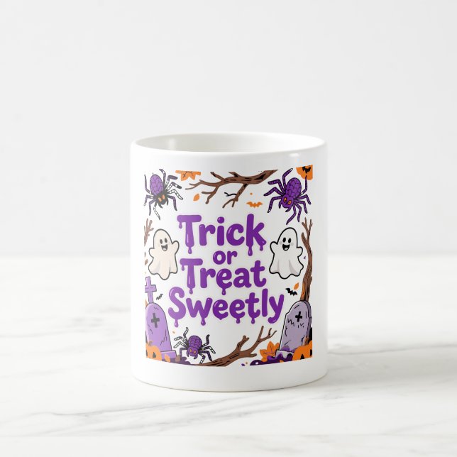 Trick or Treat Sweetly Kaffemugg (Center)