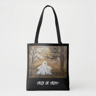 Trick or treat tote tygkasse