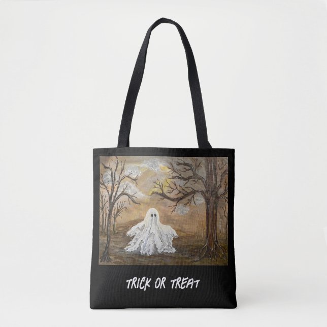 Trick or treat tote tygkasse (Framsida)