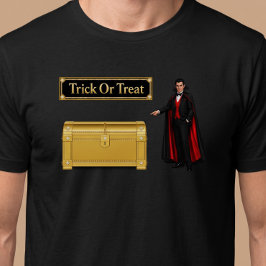 Trick Or Treat Vampire Halloween T Shirt