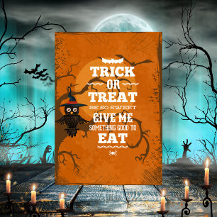 Trick or Treat Var Så Söt Halloweenfest Inbjudningar