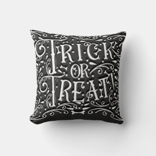 Trick or Treat Vintage Kritor Ben Halloween Kudde