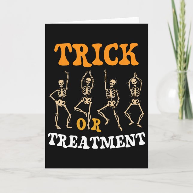 Trick Or Treatment Fysioterapi Skelett Pt Ha Kort (Framsida)