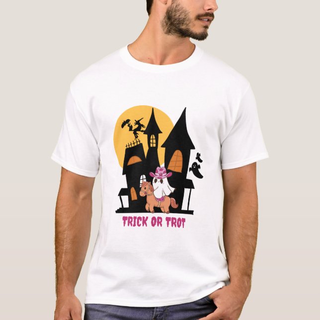 Trick Or Trot T Shirt (Framsida)