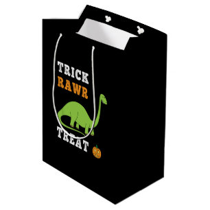 Trick Rawr Treat Cute Halloween Brontosaurus Dino