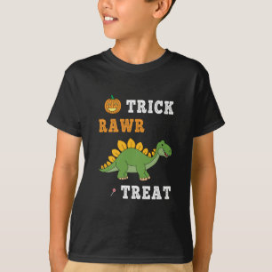 Trick Rawr Treat Cute Halloween Stegosaurus Dino T Shirt
