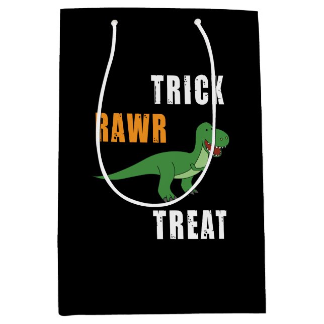 Trick Rawr Treat Cute Halloween Tyrannosaurus Rex (Framsidan)
