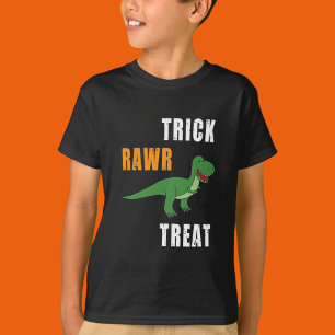 Trick Rawr Treat Cute Halloween Tyrannosaurus Rex T Shirt