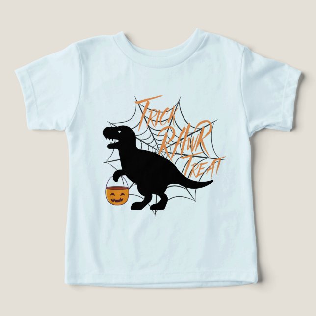Trick Rawr Treat T Shirt (Design Framsida)