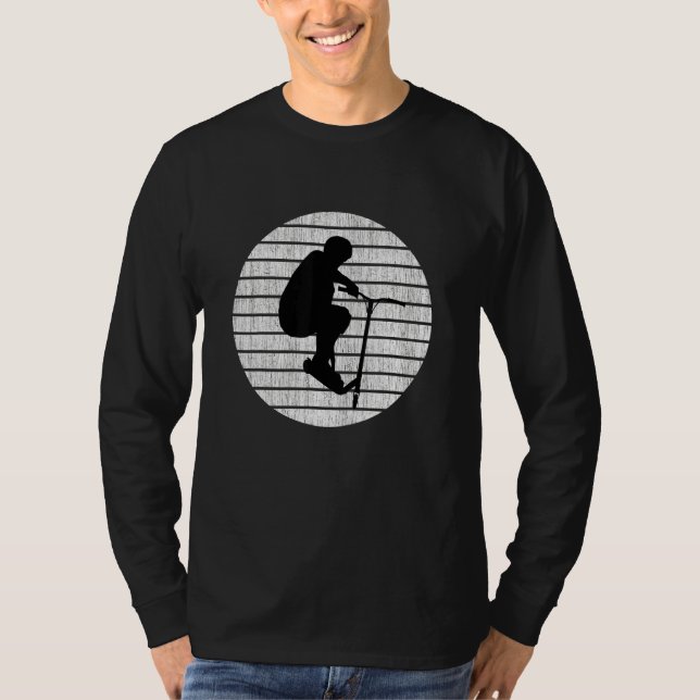 Trick Scooter for Stunt Scooter Fläkt T Shirt (Framsida)