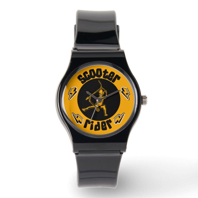 Trick Scooter Förare Armbandsur (Framsida)