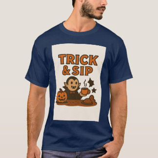 Trick Sip Halloween mysiga vänner T Shirt