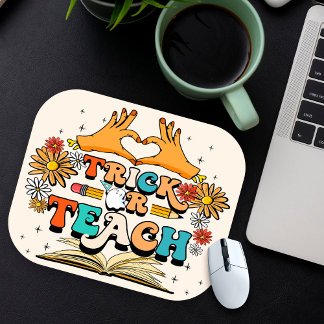 Trick Teach Mousepad,Lärare för Hallowen Musmatta