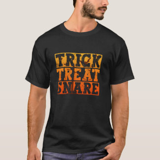 Trick Treat Snare Wire Snare Halloween-Långärmad T Shirt