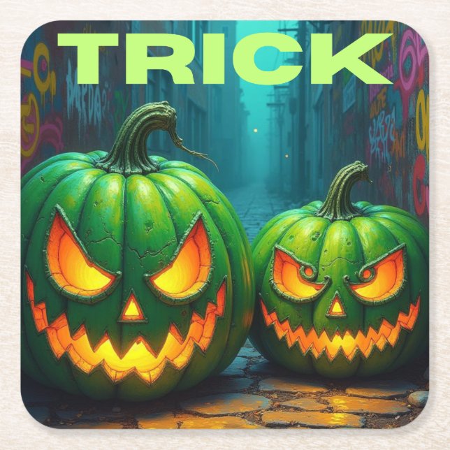 Trick Underlägg Papper Kvadrat (Framsidan)