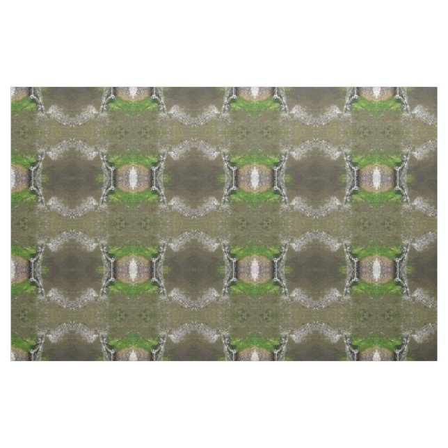 Trickling Waterfall Bubbling Vatten Fabric Tyg (Fat Quarter)