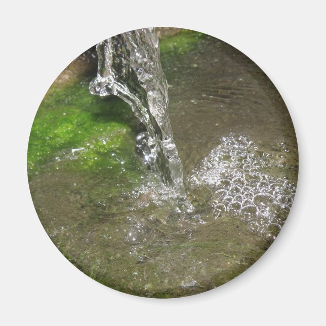 Trickling Waterfall Bubbling Vatten Magnet (Framsidan)