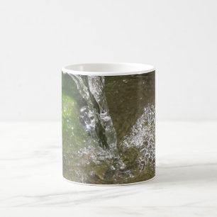Trickling Waterfall Bubbling Vatten Mugg