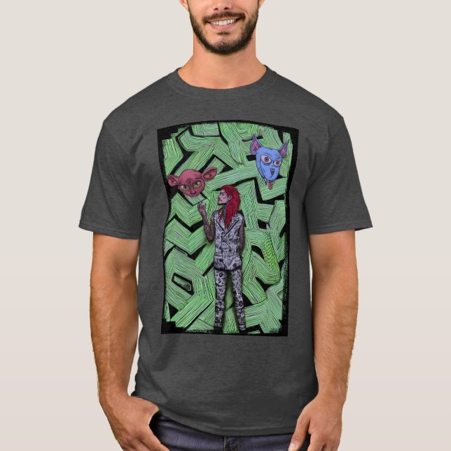 Trickster Skapar Denna Värld T Shirt (Framsida)