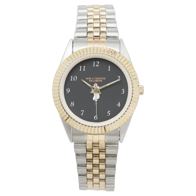 Trickster Spöken Unisex Two-Tone Bracelet Watch Armbandsur (Framsida)