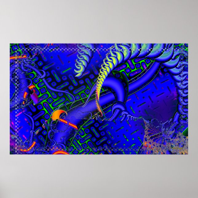 Tricky Bugger 3D Fractal Poster (Framsidan)