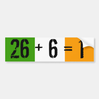 Tricolor 26 + 6 = 1 bildekal