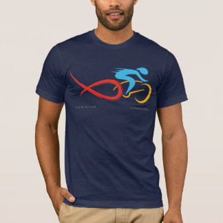 Tricolor AIDS-/LifeCycleskjorta - T Shirt