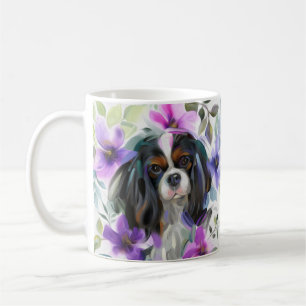 Tricolor Cavalier Art Mugg  lila