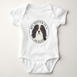 Tricolor Cavalier King Charles Spaniel Storasyster T Shirt