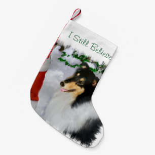 Tricolor Colliejul Liten Julstrumpa