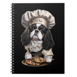 Tricolor Cooking Chef Cavalier Charles Spain Anteckningsbok