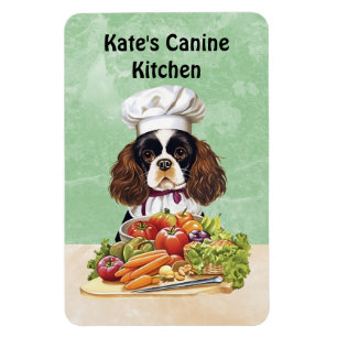 Tricolor Cooking Chef Cavalier Charles Spain Magnet