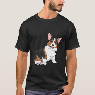 Tricolor Corgi Corgi Mamma Corgi Pappa Cute Corgi  T Shirt