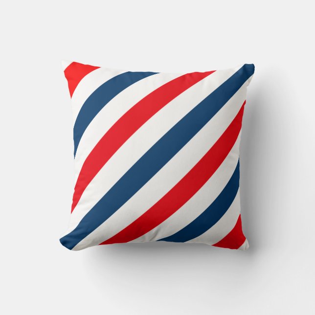 tricolor diagonal linjer standard kudde (Framsida)