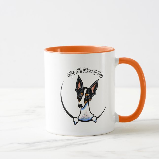 Tricolor Råtta Terrier IAAM Mugg (Höger)