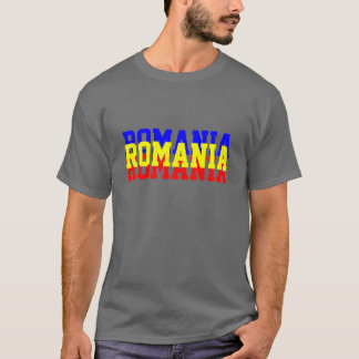 Tricolor rumänienT-tröja Tee Shirt