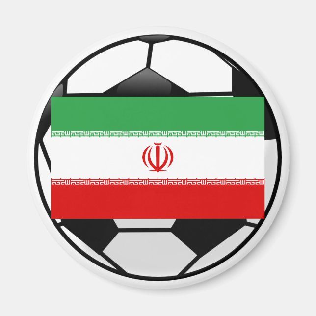 Tricolor ’TEAM MELLI’ Magnet (Framsidan)