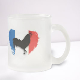 Tricolor Tupp Frostad Glasmugg