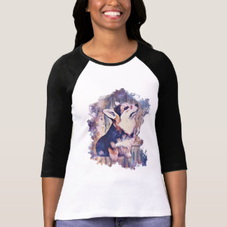 Tricolor walesisk Corgi T Shirt