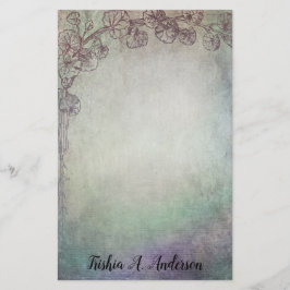Tricolor with Greenery Vines Brevpapper