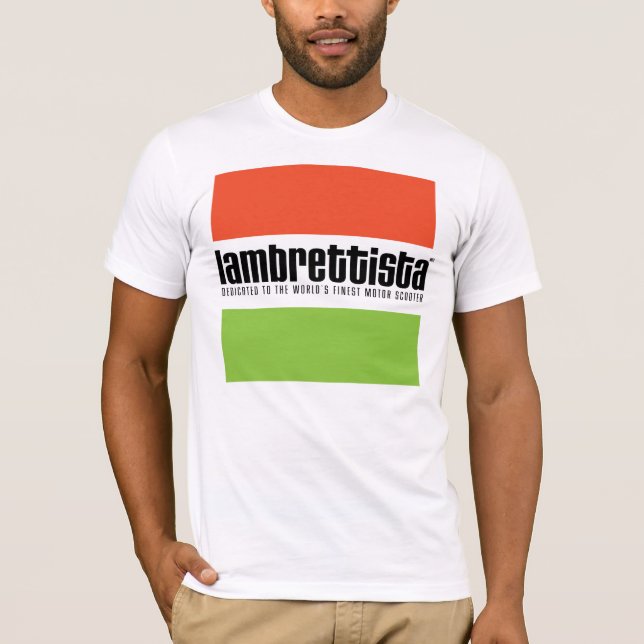 Tricolour Lambrettista Tee Shirt (Framsida)