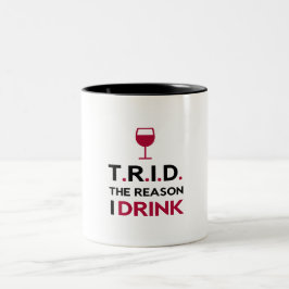 TRID resonera dricker jag den två tonade muggen Två-Tonad Mugg