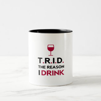 TRID resonera dricker jag den två tonade muggen Två-Tonad Mugg