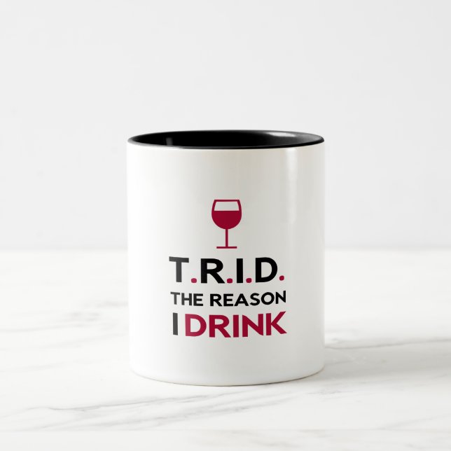TRID resonera dricker jag den två tonade muggen Två-Tonad Mugg (Center)