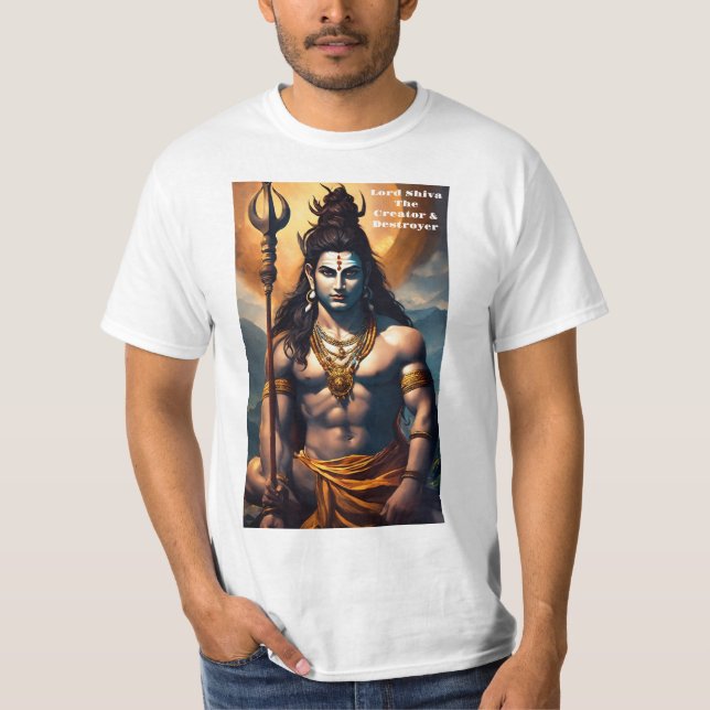 Trident Trend Lord Shiva Collection T Shirt (Framsida)